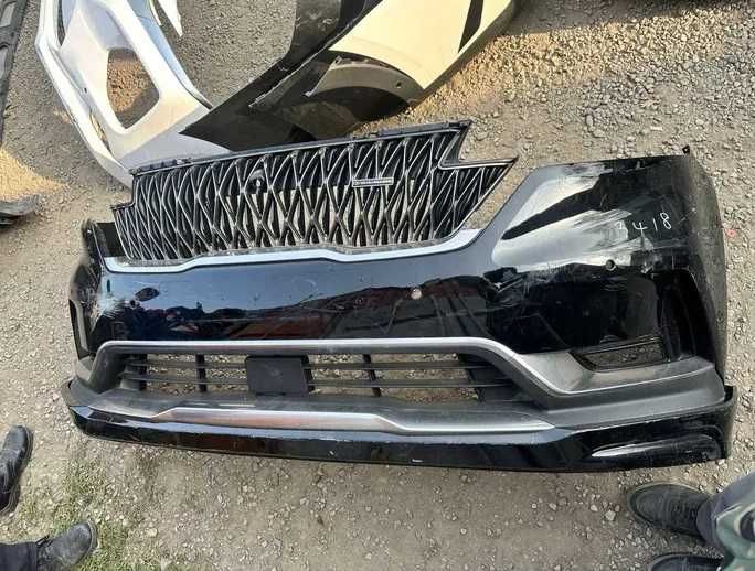 Бампер передний Киа Карнивал 2022- KIA CARNIVAL 2022- (ОРИГИНАЛ)