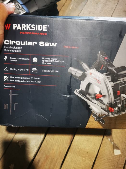 Circular electric parkside performance nou in cutie