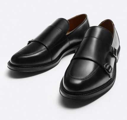 обувь (кожаные туфли -монки)