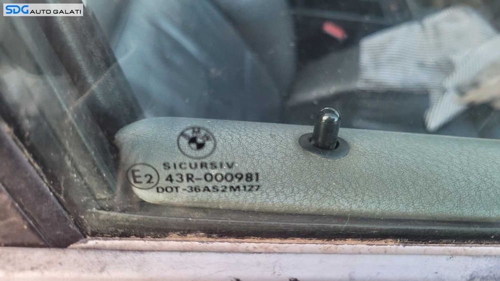 Geam Sticla Culisant de pe Usa Dreapta Fata BMW Seria 3 E46 1997 - 2006 [C2373]