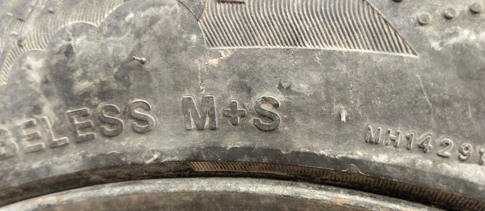 Запасной диск (колесо) с покрышко