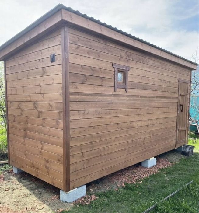 Баня каркасная 4/2,1м