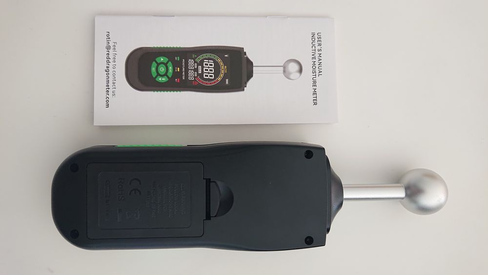 Безконтактен влагомер с аларма детектор на мухъл LCD екран с подсветка