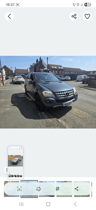 Aripa fata stanga dreapta mercedes ML w164 model facelift