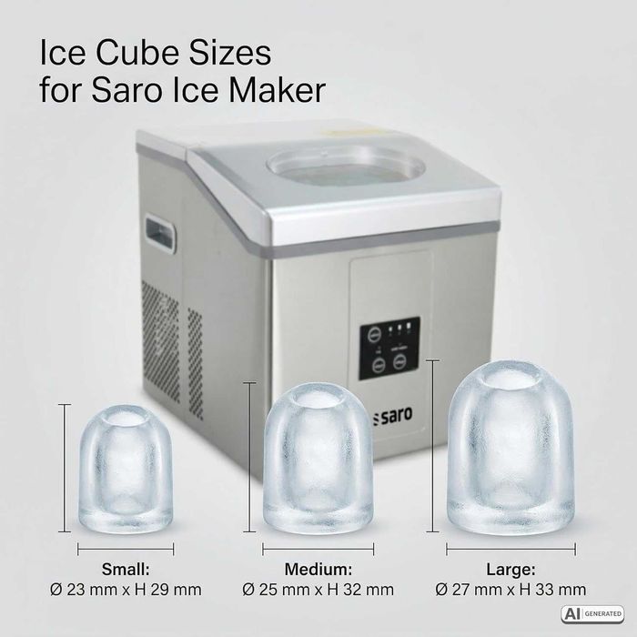 Ледогенератор Saro 15kg/24h, НОВО