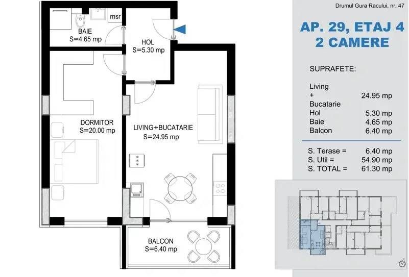 Apartament 2 Camere Theodor Pallady 15 min de Metrou Nicolae Teclu