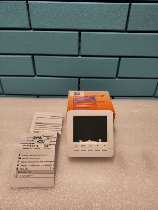 Електронен термостат, 5A Програмен термостат с LCD дисплей