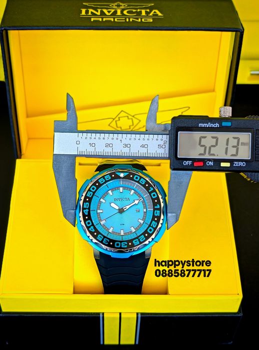 INVICTA Chrononaut Blue 52 mm, Инвикта нов ръчен часовник