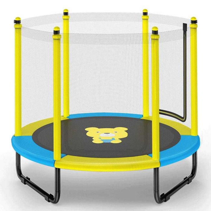 Детски портативен батут със защитна мрежа