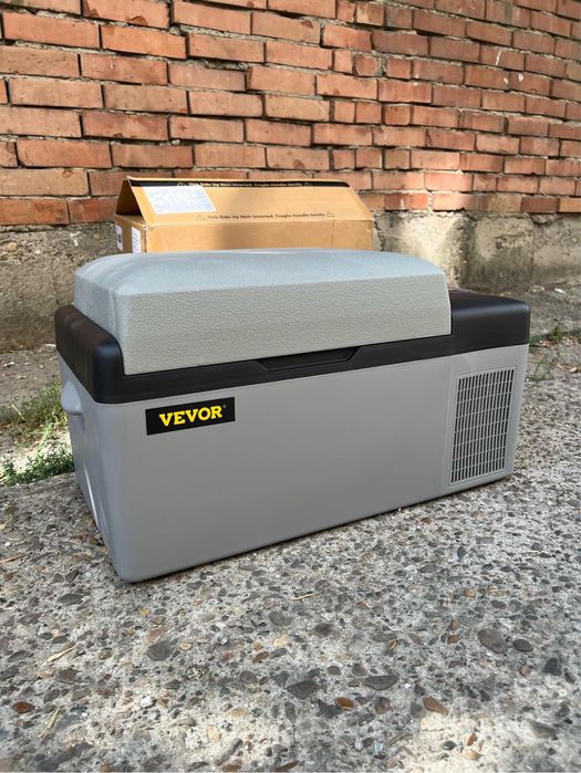 Нов 20L Преносим Фризер и хладилник за кола тир и бус, до -20°C, 12/24V + 220V, Bluetooth, лек и компактен за къмпинг и риболов