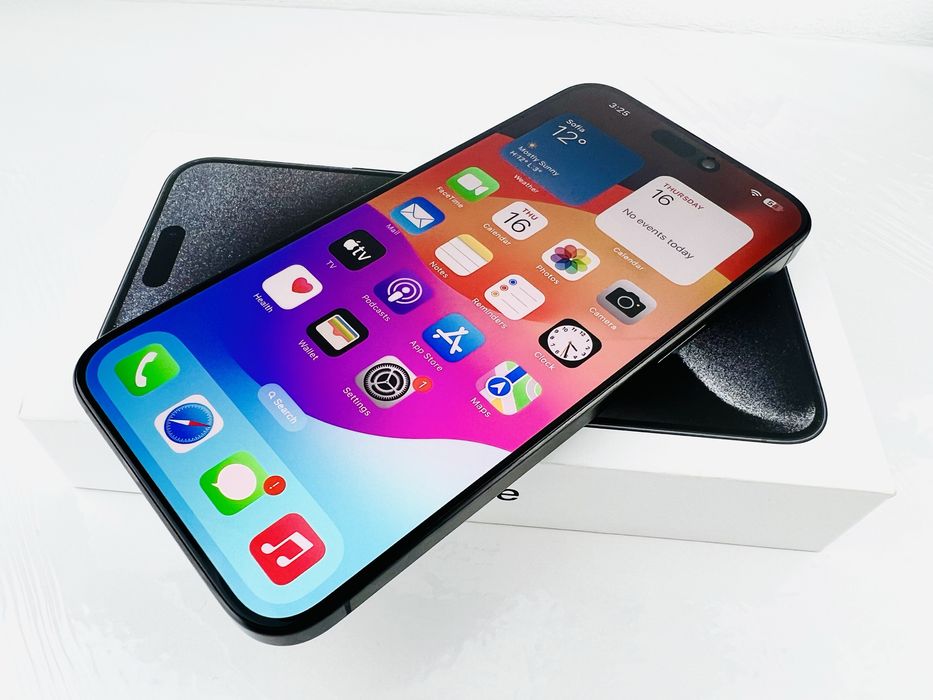 Apple iPhone 15 Pro Max 256GB Black Перфектен! Гаранция!