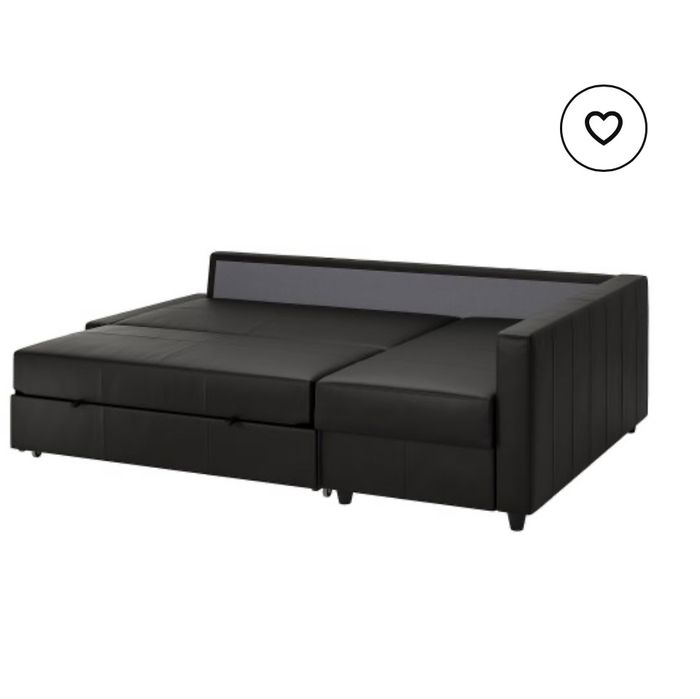 FRIHETEN IKEA ъглов разтегателен диван с ракла