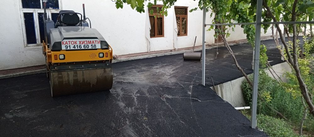Латок мантаж Каток хамда асфальт хизмати...