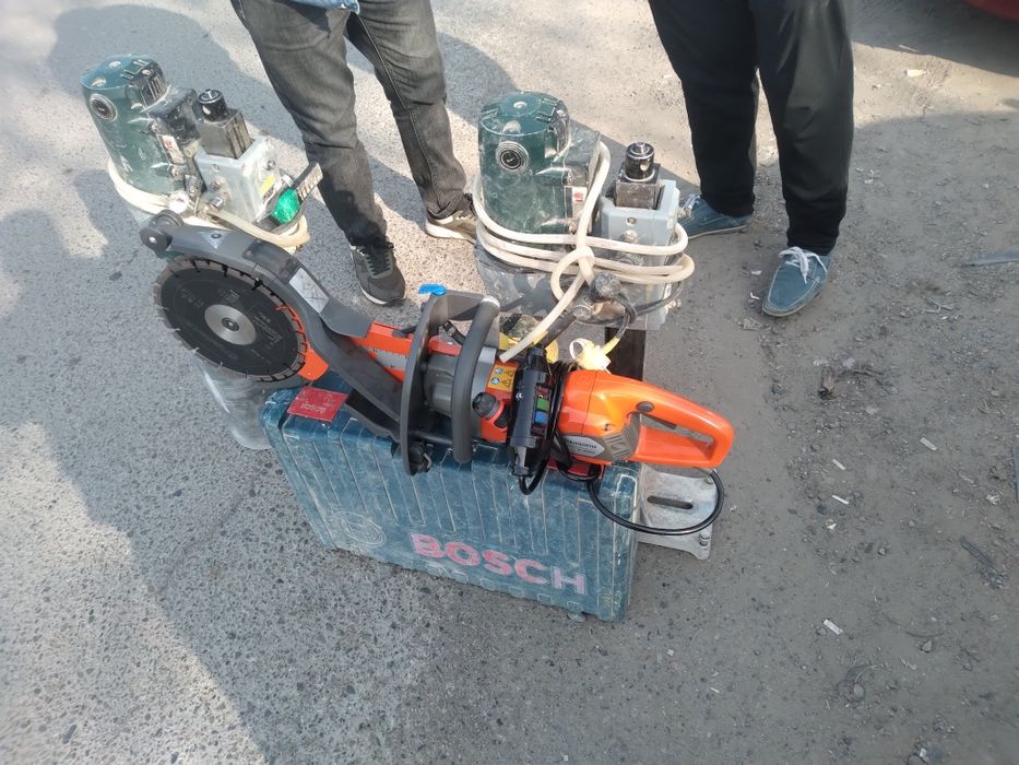 Сухой алмазний бурения сверления бетон тешиш