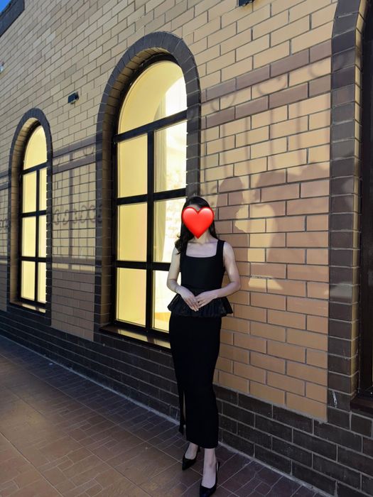 Вечернее платье черное