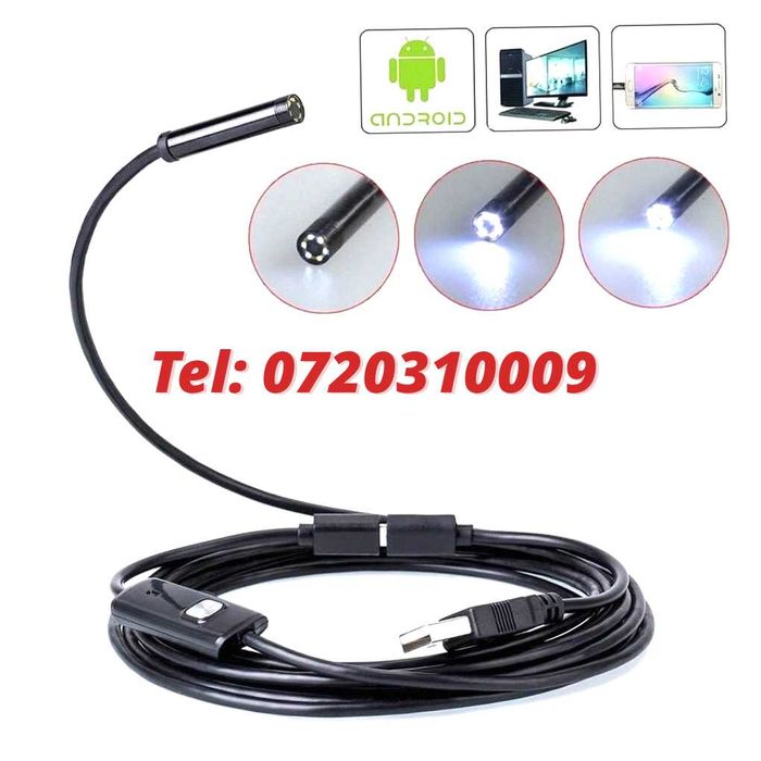 Camera Endoscop 2m Otg Water Resistant 55mm