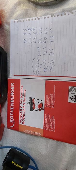 Electrofuziune Geberit  Cap Cap Sudură Rothenberger