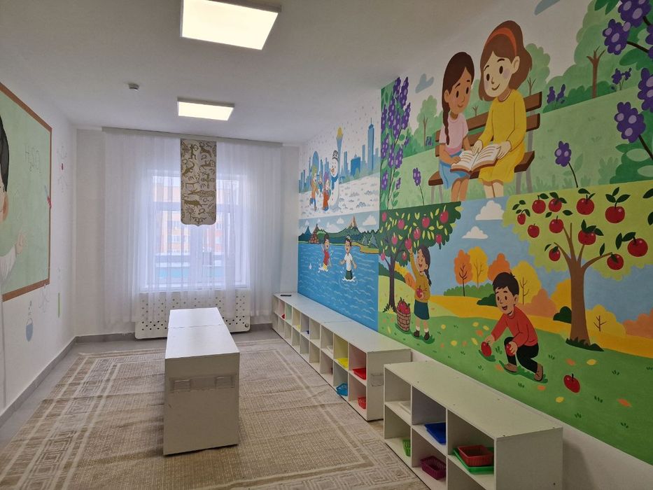 Роспись стен. Художники. Мурал рисунки на стене.