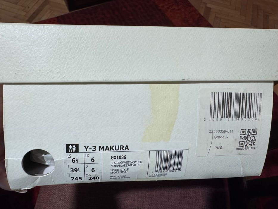 ADIDAS Y-3 YAMAMOTO Makura black floral