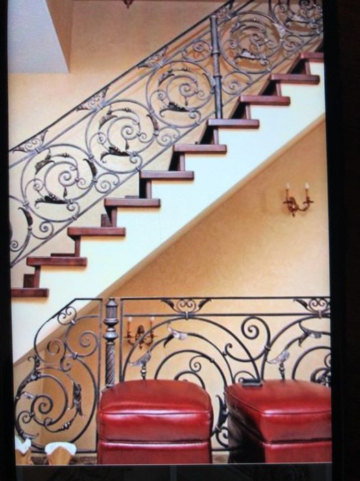 Кованые изделия перила двери мебели из металла скамейки кравати