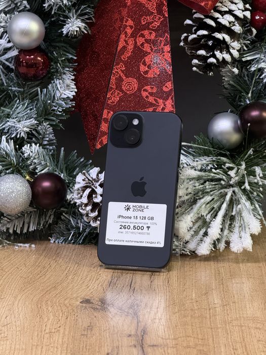 iPhone 15 128 GB АКБ 100% | Mobile Zone
