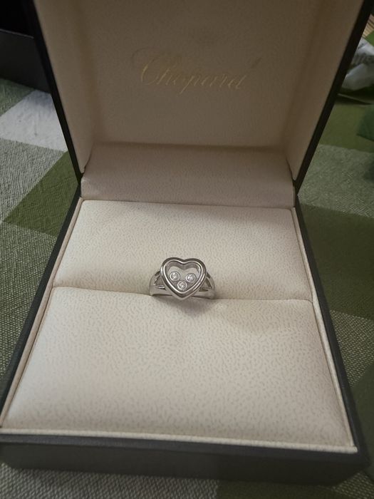 Пръстен нов chopard Happy hearts