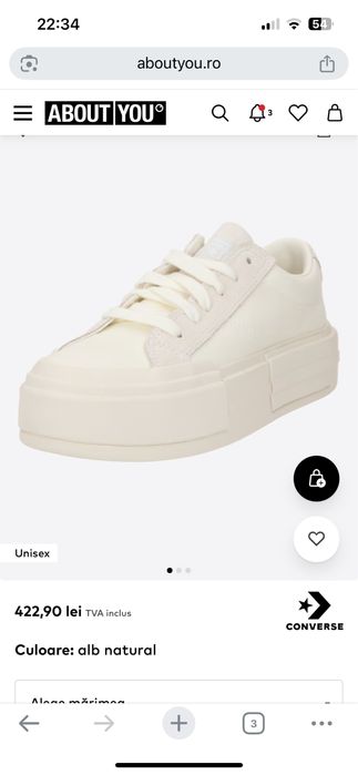 Tenisi Converse dama, noi, marimea 36