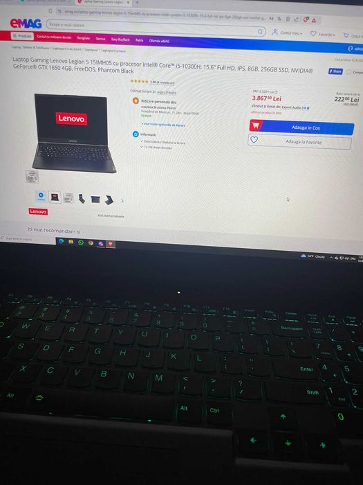 Vand Laptop gaming Legion 5