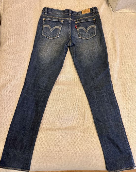 Детски дънки Levis за момичета размер 160см