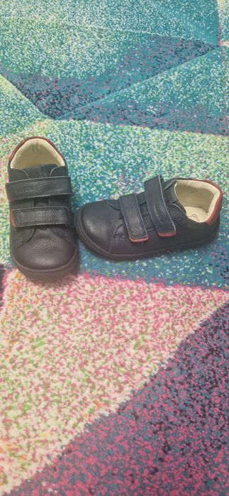Pantofiori din piele naturala bleumarin Lasoki 26