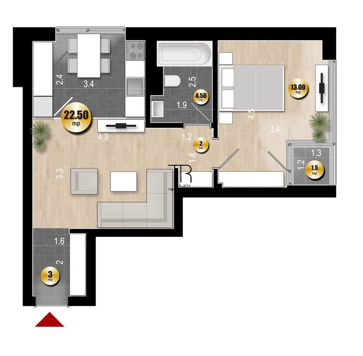 Apartment in Bucuresti - Mai multe