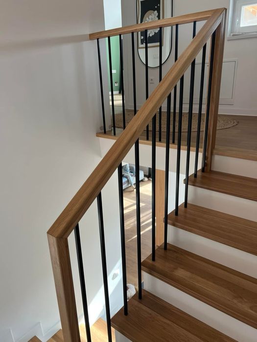 Scari lemn / trepte lemn / balustrade din lemn / riflaje