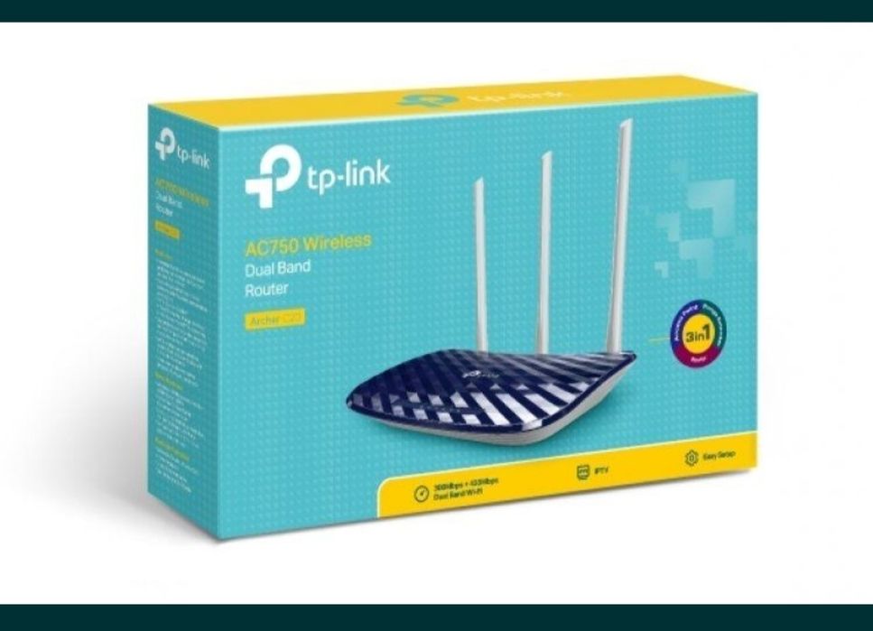 Продам двухдиапазонный Wi-Fi роутер TP-Link Archer C20 AC750.