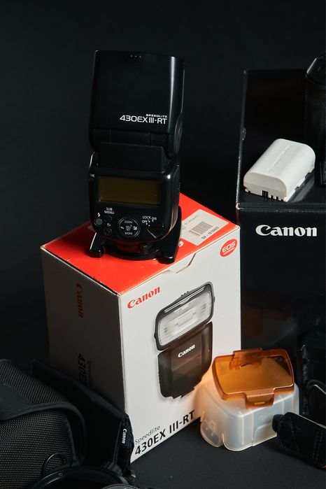 Negociabil - Canon EOS R, Blitz Canon 430ex III