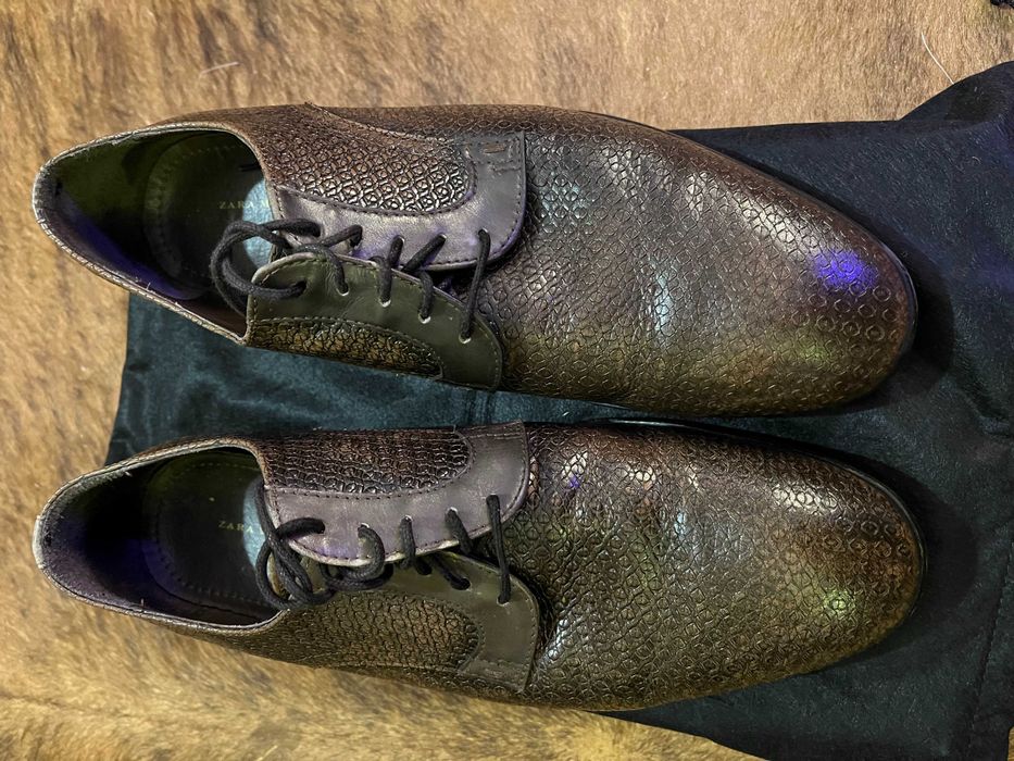 Pantofi Zara Man eleganti piele - marime 43