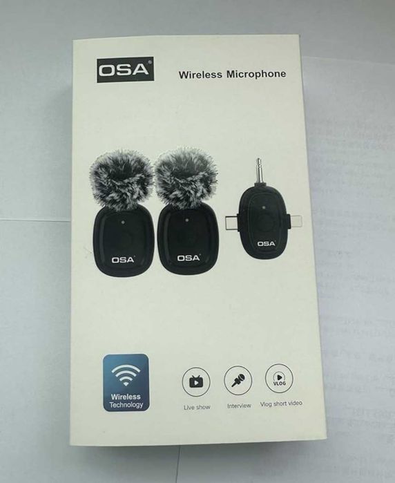 Безжичен микрофон OSA- 2 броя