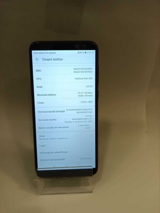 Telefon Huawei Mate 10 Lite 64 GB Black - Cod 130027