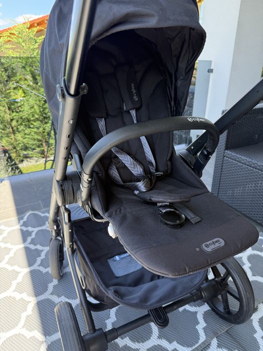 Cybex Balios S Lux 2 în 1 Black | Landou + parte sport | Stare foarte buna