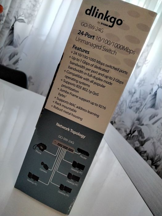 Switch Dlink 24 porturi,sigilat