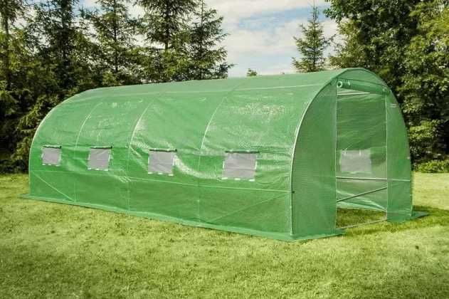 Solar de grădină 4x2x2m, polietilenă 180 g/m2, rezistentă la UV, țeavă 26 * 0.8 mm