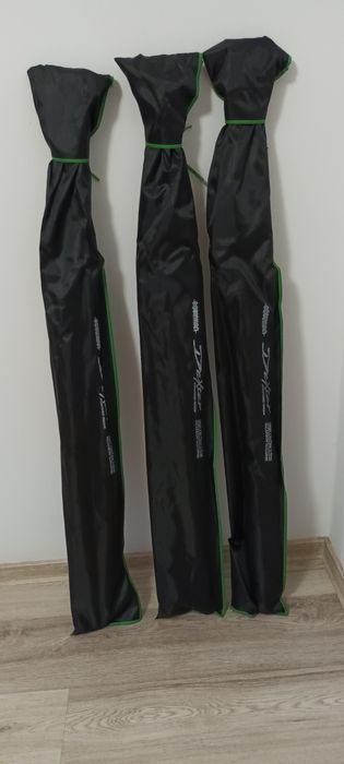 SET 3 Lansete Crap Robinhan 3.9m 3.75 LBS + 3 Mulinete AVIATOR DP70
