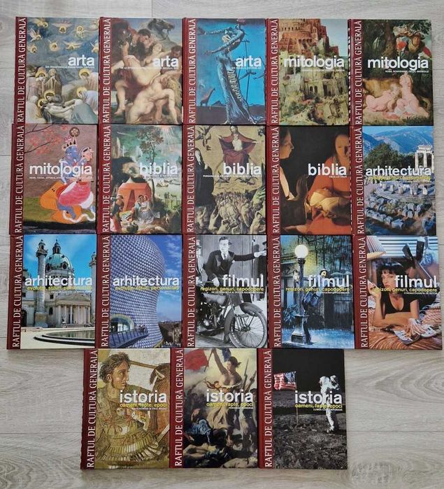 RAFTUL de CULTURA GENERALA - 18 volume, complet