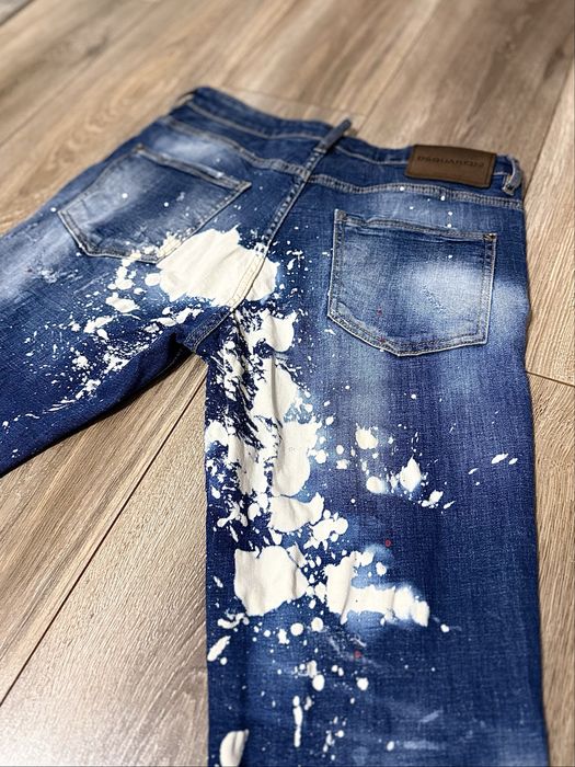 Dsquared2 Мъжки дънки "Acid Wash Effect"