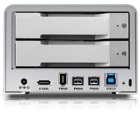 Stocare externa CalDigit VR2 2xHDD USB3 firewire eSata