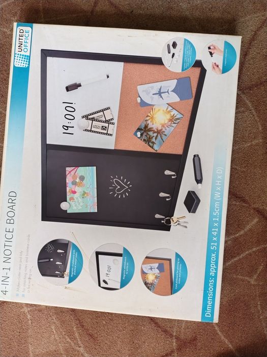 Tabla cuier hol pentru chei și notite