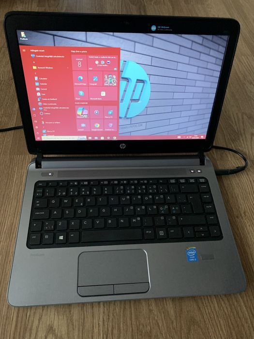 Laptop Hp ProBook Slim intel core i3,Display 14 led,Windows 10 Pro,SSD 130gb memorie,8gb ram,perfect functional cu incarcator