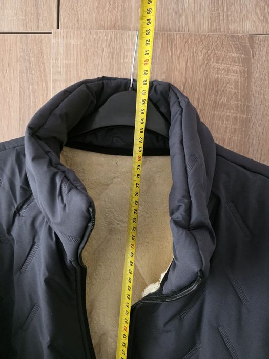 Geaca barbati iarna toamna, NOUA, marime XXL, calduroasa, gri inchis