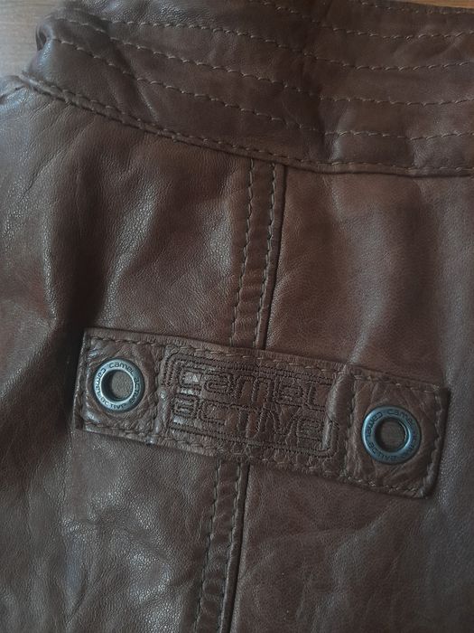 CAMEL ACTIVE мъжко кожено яке L размер.