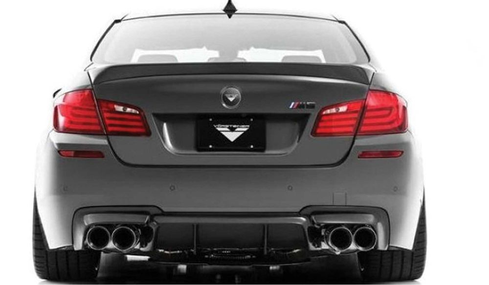 Дифузьор за задна броня бмв ф10 ф11 м / bmw f10 f11 / добавка /с щипки