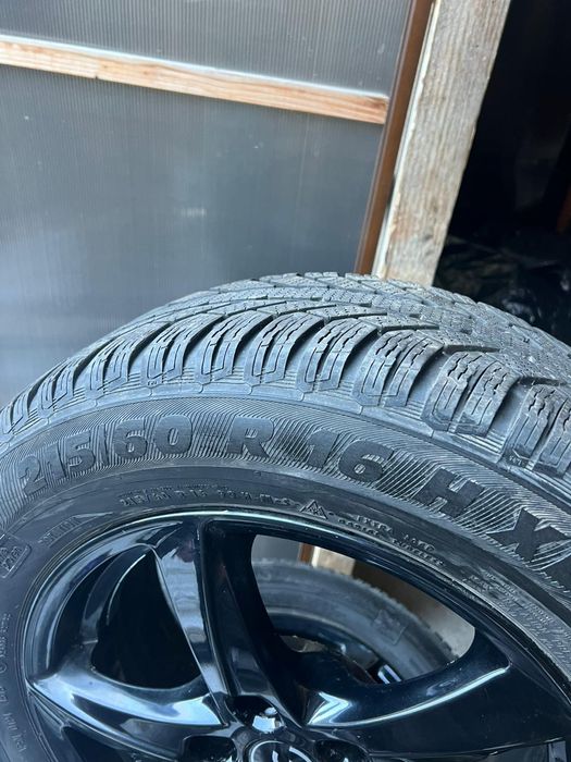 Vând jante aliaj cu cauciucuri de iarnă